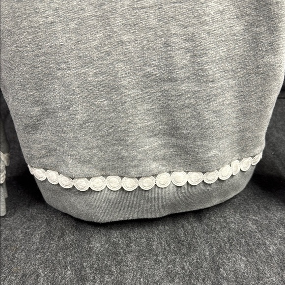 J. Crew Light Gray Sweater with Button Detail - Picture 4 of 7